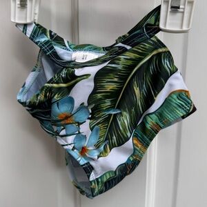 NWOT PatPat 2T Girls Tropical Hi Rise Bikini Swimsuit Bottom